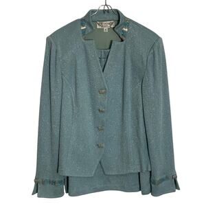 St. John Couture Shimmery Suit size 12